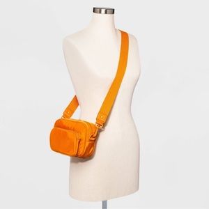Camera Crossbody Bag with Pouch